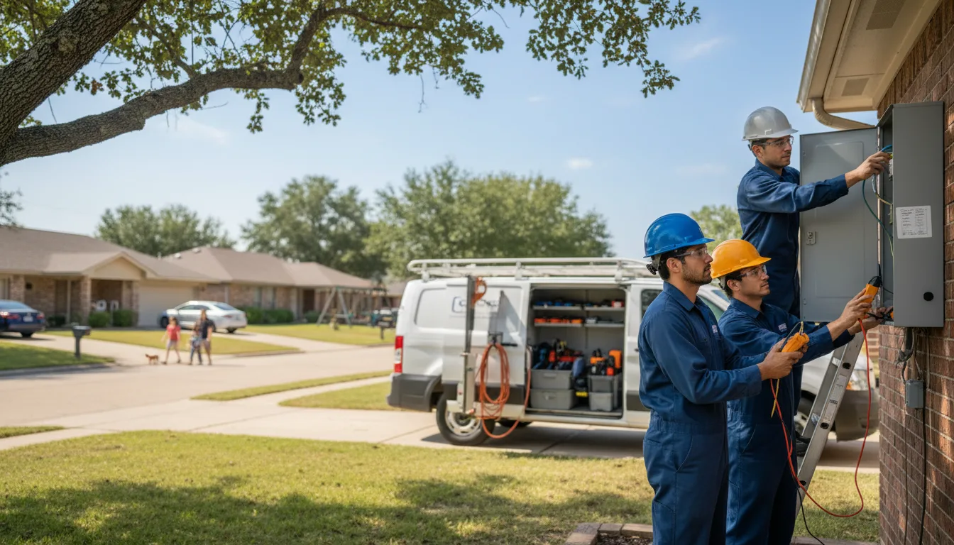 Certified electrician providing emergency electrical services in Donnelsville, OH